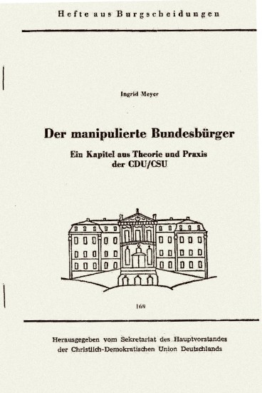CDU-Broschüre